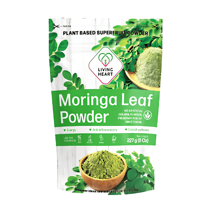 Living Heart Moringa Leaf Powder