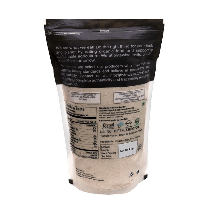 Organic Jowar (Sorgum) Flour thumbnail 2
