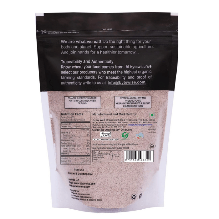 Organic Ragi (Finger Millet) Flour thumbnail 2