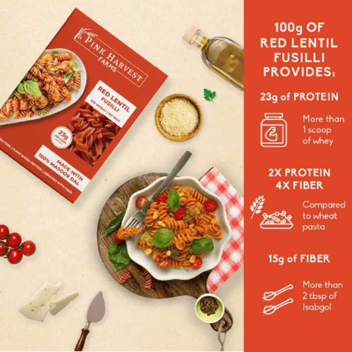 Red Lentil Fusili thumbnail 3