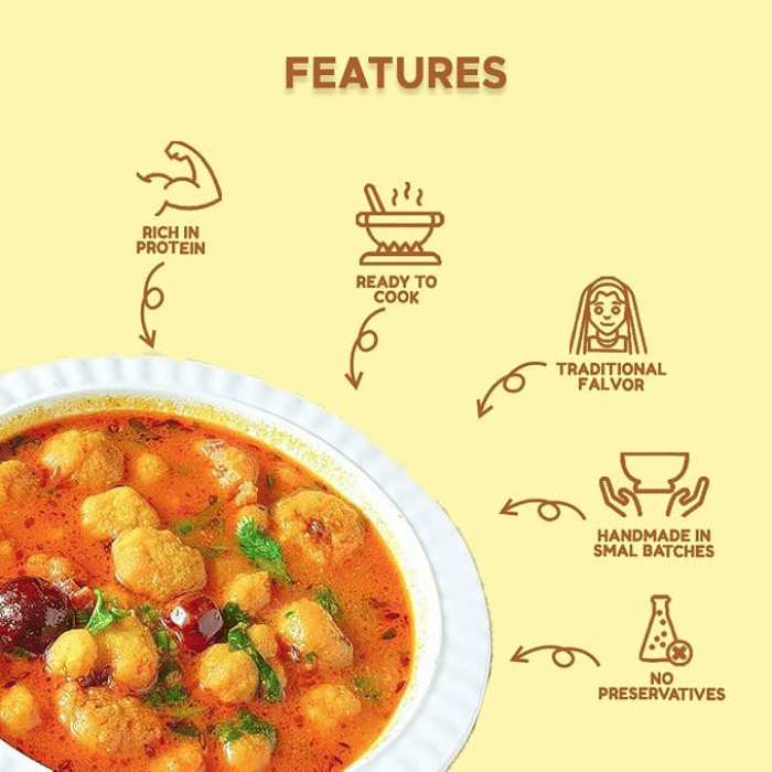 Being Bania Mung Bean Dumplings (Mung Dhal Wadi) 255g – High Protein Gluten Free Dumplings thumbnail 4