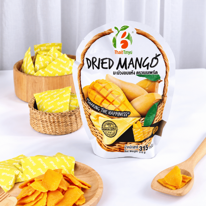 BENEFRUIT Premium Soft Dried Mango 100g [20g x 5s] – Low Sugar Gluten Free Healthy Thai Snack