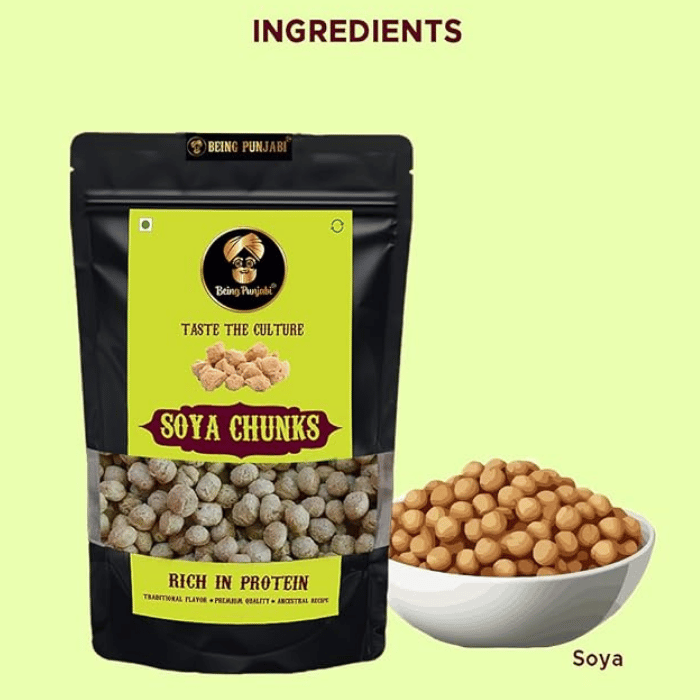 Being Bania Soya Chunks 312g – High Protein Plant-Based Meat Alternative (Meal Maker) thumbnail 3